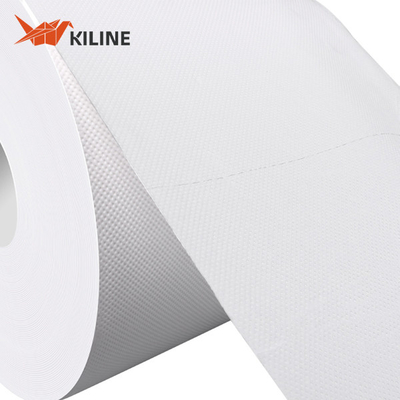 Pure Wood Pulp Jumbo Industrial Cleaning Paper Roll 18gsm×3 Ply