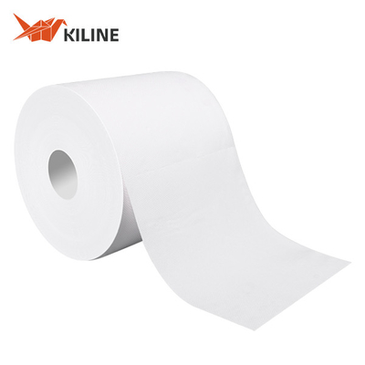 Pure Wood Pulp Jumbo Industrial Cleaning Paper Roll 18gsm×3 Ply