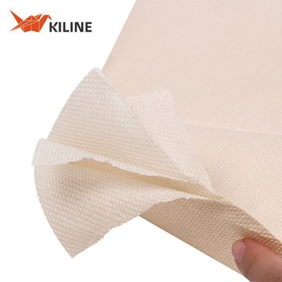 Heavy Duty 4 Ply Reinforced Industrial Wiping Paper For Cleaning Brown Color