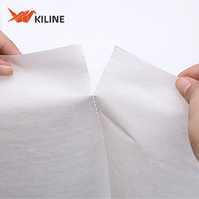 OEM Nonwoven Industrial Cleaning Paper Jumbo Roll Absorbent White 60gsm