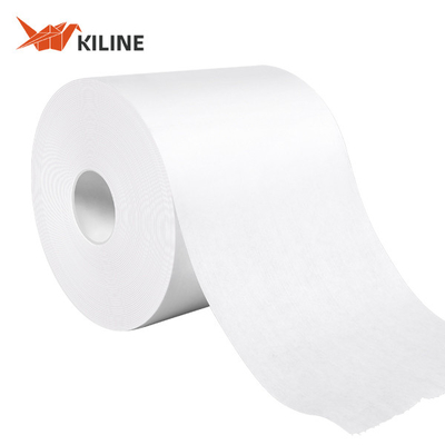 OEM Nonwoven Industrial Cleaning Paper Jumbo Roll Absorbent White 60gsm