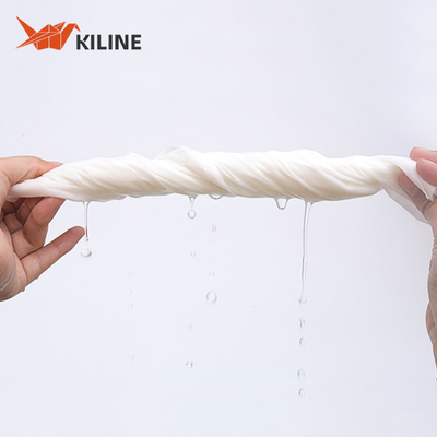 OEM Nonwoven Industrial Cleaning Paper Jumbo Roll Absorbent White 60gsm