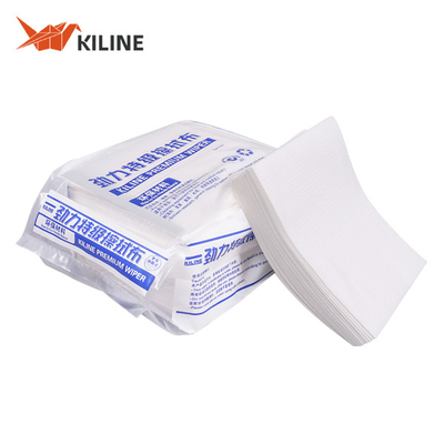 Tear Resistant Industrial Cleaning Wipes With Woodpulp And Polypropylene