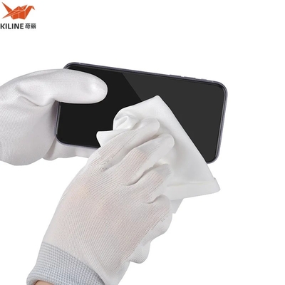 Lint Free Laser Cut 120gsm 9*9inch Wiper 100% Polyester Cleaning Wipes Lint Free Wipes Cleanroom Wiper