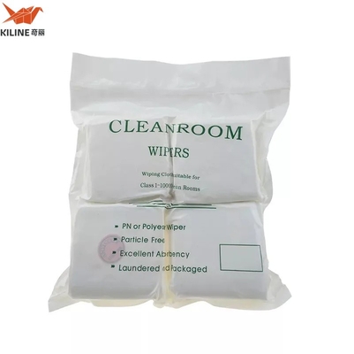 Lint Free Laser Cut 120gsm 9*9inch Wiper 100% Polyester Cleaning Wipes Lint Free Wipes Cleanroom Wiper