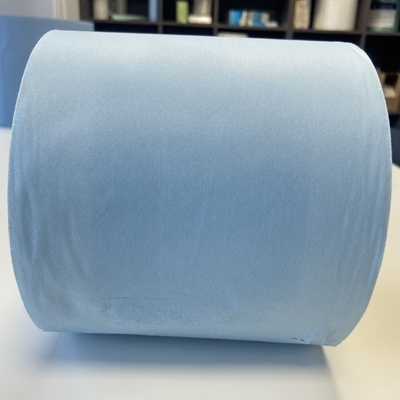 PET Fiber Wood Pulp Wipe Clean Paper Industrial 60gsm-69gsm