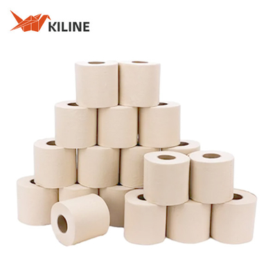 100gsm Bamboo Toilet Paper 10 Rolls Brown Eco Friendly