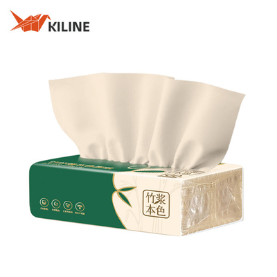 3 Ply Bamboo Pulp Facial Tissue 70gsm Brown 100 Sheets
