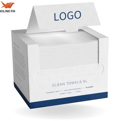 100% Organic Cotton Face Hand Wipe Clean Paper Reusable 10x12 Inches