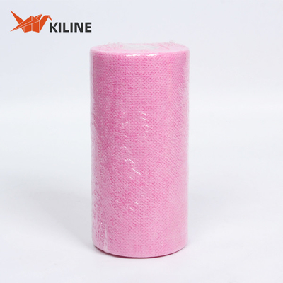 Washable Nonwoven Scrub Dish Cloth Towel Roll 60gsm For Kitchen Multiple Wiping