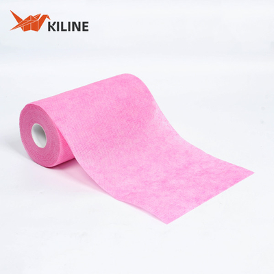 Washable Nonwoven Scrub Dish Cloth Towel Roll 60gsm For Kitchen Multiple Wiping