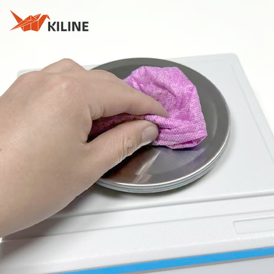Purple Disposable Dish Washing Cloths In Roll Wood Pulp And PP Dusting Cloths 55gsm