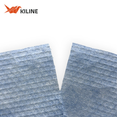 Wood Pulp PP Rolled Commercial Cleaning Wipes Disposable Blue Color Customized