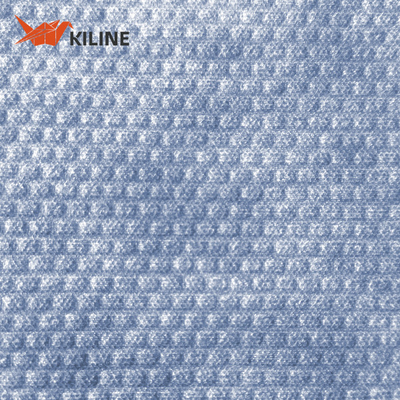 Wood Pulp PP Rolled Commercial Cleaning Wipes Disposable Blue Color Customized
