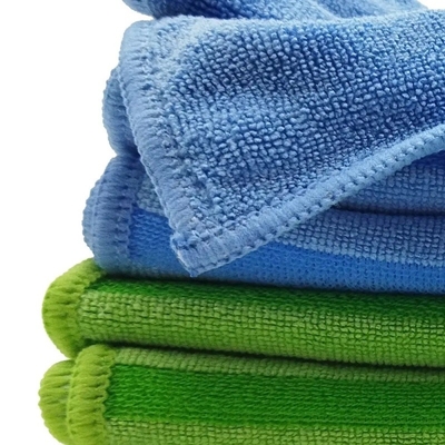 Custom 40*40cm 25*25cm Recycled Polyester Cleaning Microfiber Towel Cleaning Cloth For Kitchen
