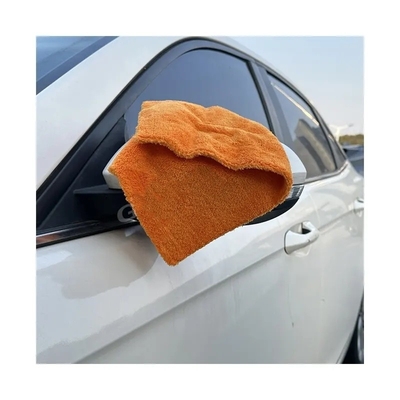 40x40cm 500gsm Absorbent Detailing Car Wash Towel Edgeless Microfiber Car Drying Towel Car Coral Fleece Cleaning Towel