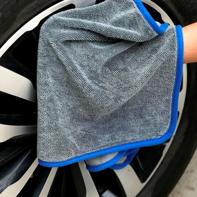 Microfiber 40*60cm 600 Gsm Wash Car Care Microfibre Detailing Auto Micro Fiber Cloths Cleaning Twisted Loop Drying Towels