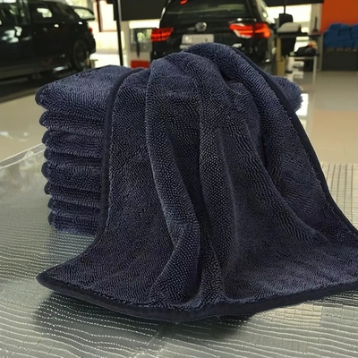 Microfiber 40*60cm 600 Gsm Wash Car Care Microfibre Detailing Auto Micro Fiber Cloths Cleaning Twisted Loop Drying Towels