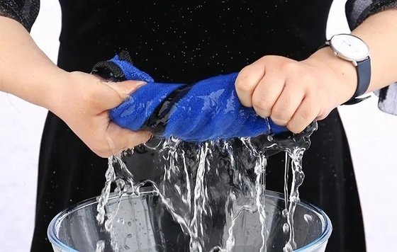 Customized Car Wash Microfiber Towel Absorbent Multi Color Plush Dual Sides for Car Clean Drying Coating Towel