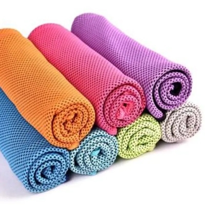 Soft Breathable Chilly Microfiber Ice Towel For Yoga Sport Running Gym Workout Camping