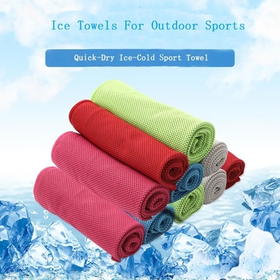 Soft Breathable Chilly Microfiber Ice Towel For Yoga Sport Running Gym Workout Camping
