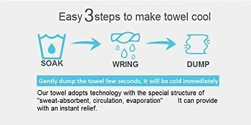 Soft Breathable Chilly Microfiber Ice Towel For Yoga Sport Running Gym Workout Camping