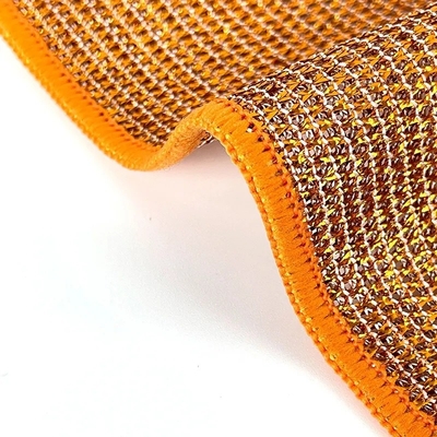 Wet And Dry Household Cleaning Cloths Non Scratch Wire Dishcloth for Travel