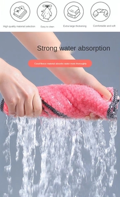KILINE Microfiber Kitchen Dish Towel Dishcloth Rag Non-stick Thickened Wipe Table