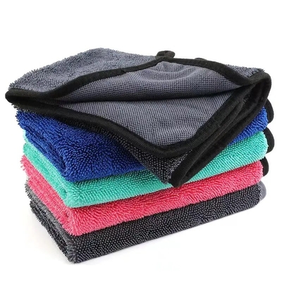 KILINE Microfiber Towels 600GSM Absorbent Twist Loop Design for Dryin Cleaning Auto Car Wash Custom Knitted