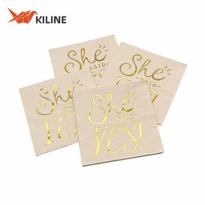 100% Pulp Disposable Party Paper Napkin West Theme 18gsm×2ply Multicolor