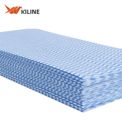 Reusable Viscose Color Coded Kitchen Cleaning Wipes 80gsm Food Grade