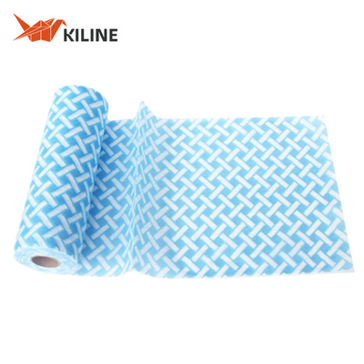 Multicolor Disposable Commercial Cleaning Wipes Household Kitchen Towels 80gsm