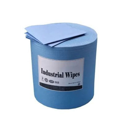 High Absorbent 80-89gsm Eco-Friendly Industrial Wipes Nonwoven Wiping Cloth for Workshop Use