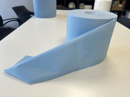 KILINE Nonwoven Cellulose Industrial Paper Rolls 60-69gsm Eco-Friendly Super Water Absorbent Cleanroom Wipes