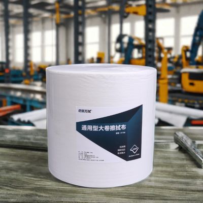 Heavy Duty Nonwoven Cleaning Cloth Jumbo Roll 245x350cm/sheet 1 Layer for Industrial Use
