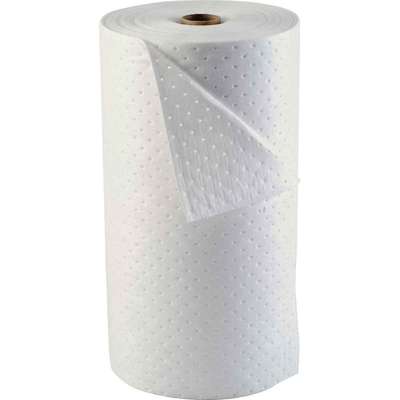 30"x150' Oil Absorbent Roll with 130L Absorption Capacity and 16 Times Absorbency for Industrial Spill Control