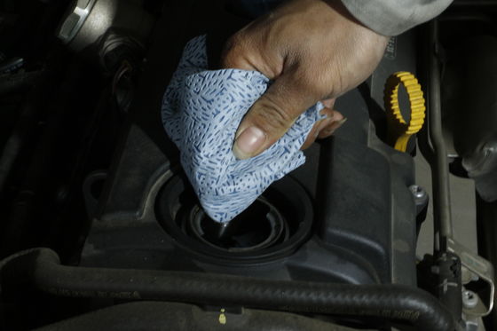 100% Polypropylene Industrial Wipe for Oil Absorbing and Grease Removing Eco-Friendly Meltblown Wipe