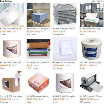 KILINE Reusable Thickened Microfiber Eco-Friendly Lock Edge Magic Rag Premium Kitchen Glass Cleaning Cloth Effective Dish