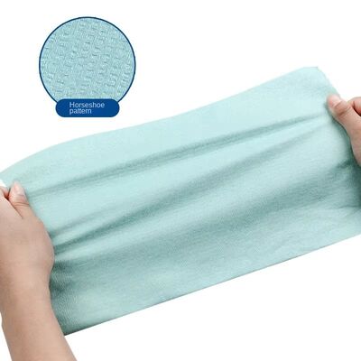 Eco-Friendly Microfiber Industrial Cleaning Cloth with Horseshoe Pattern for Universal Wiping