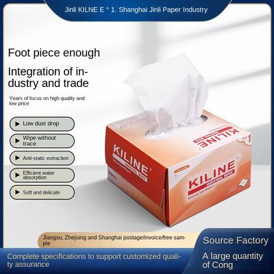 KILINE Microfiber Dust-Free Wipe Paper Eco-Friendly Industrial Cleaning Paper for Kitchen and Lab Use